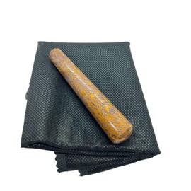 GEMSCITE Gemstone Mariyam Massage Wand - Rounded Picture Crystal Root Chakra Kundalini Yoga Activator Wand 4"