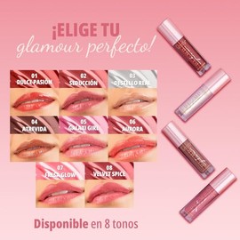 PLUMP Glam – Brillo Labial Voluminizador con Efecto Plumping | Lip Gloss con Sensación Refrescante para Labios Más Gruesos y Definidos | Hidratación con Aceite de Coco y Vitamina E | 8 Tonos con Glitter y Acabado Brillante (03-Destello Real, 4ml)