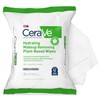 CeraVe Hydrating Facial Cleansing Makeup Remover Wipes Plant Based Face