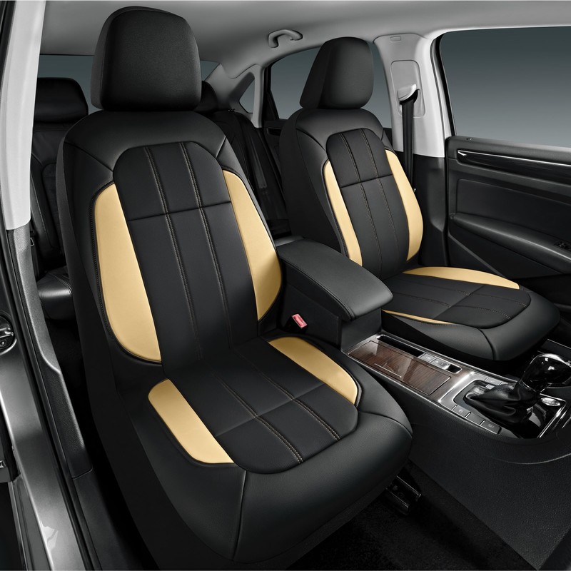 Road Comforts Car Seat Covers, Breathable Leather Seat Covers, Car