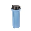 Hydronix HF45-20BLBK15 4.5" x 20" Water Filter Housing, Whole House