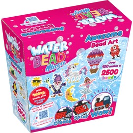 Curious Universe - Water Bead Magic Awesome Bead Art Deluxe Kit - Water Beads - Arts and Crafts for Kids - Kawaii Art Project for Kids - Water Fuse Beads Complete Set