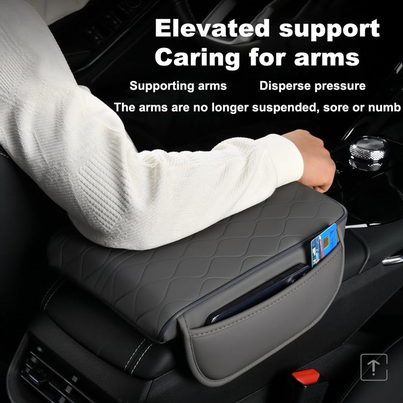 New Universal Car Center Console Cover with Side Pockets -