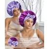 Mulberry Silk Bonnet Sleeping Women Curly Hair Bonnets Tie Band