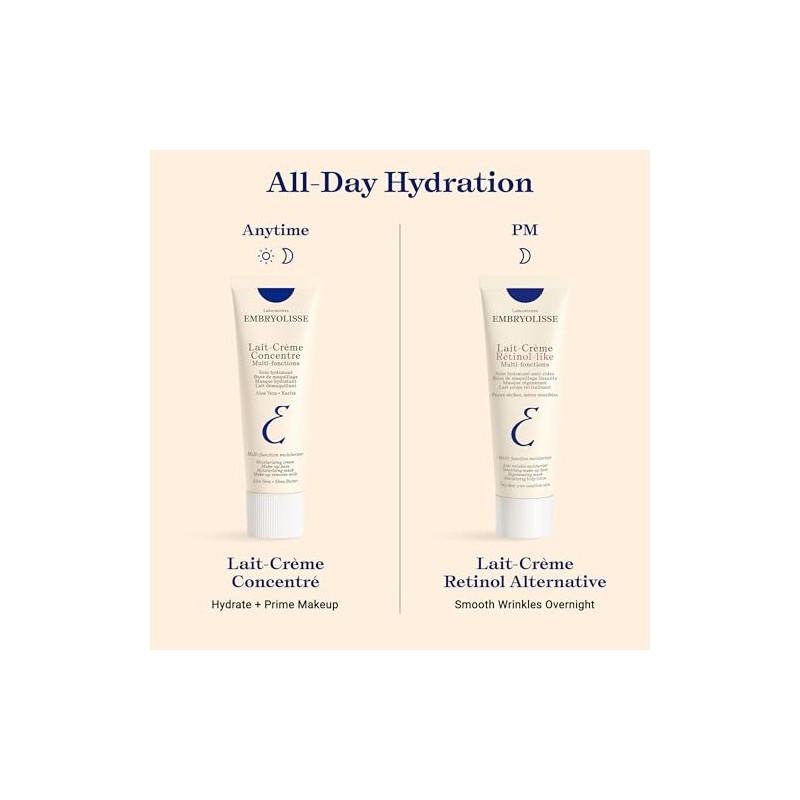 Embryolisse Crema Hidratante Antienvejecimiento Base Maquillaje Alternativa Retinol Lait Pieles