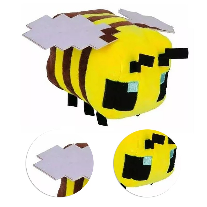 Honey Bee Plush Doll Yellow Soft PP Cotton Velvet Fabric