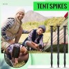 C-TechSolution 100 Pack 8 Inch Landscape Edging Stakes Plastic Garden