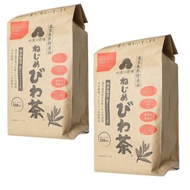 Totsukawa Farm Screw Biwa Tea, 300 Packets x 2, Biwacha, Caffeinated Tea GOS