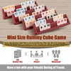 Smilejoy Mini Rummy Cube 4 Players Edition,Travel Rummy Game Set