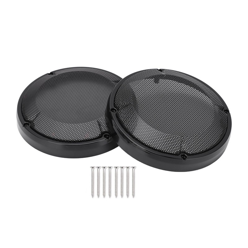 Motorcycle Speaker Mesh Cover Grille Saddlebag Lid Motors Audio Accessory