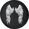 Spare Tire Cover Angel Wings Black 32 Inch