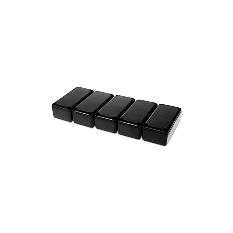 Potting Box & Lid, X 5, Blk, 49X24X16mm, Body Colour