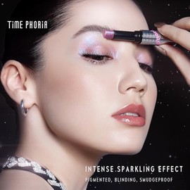 Illumina Jelly Gel Eyeshadow Stick 010 Amethyst - Cool Lavender Shimmer Sparkle Finish, Cream Texture With Cooling Feel, Long-Lasting Crease-Proof Smudgeproof Eye Shine, Easy Application