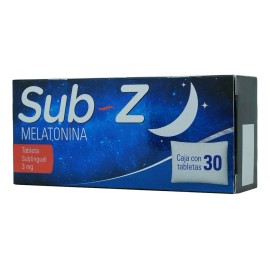 Sub-z Tableta 3 Mg, 30 Tabletas