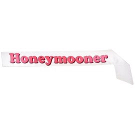 Honeymooner Satin Sash Party Accessory (1 count) (1/Pkg)