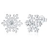 Zolkamery Christmas Silver Stud Earrings for Women Girls, 925 Sterling