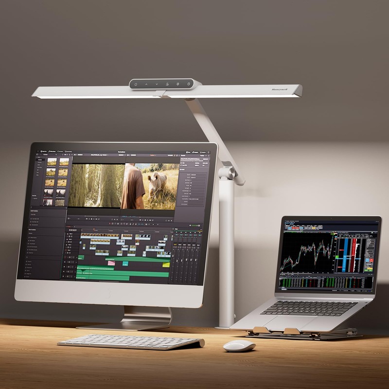 Honeywell LED Desk Lamp with Clamp - HJ1 Sunturalux Eye-Caring