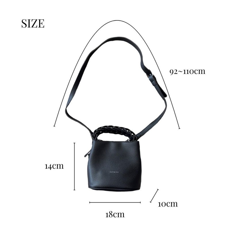 DIVA Rose Women's Handbag, Simple Shoulder Tote Bag, Shoulder Strap,