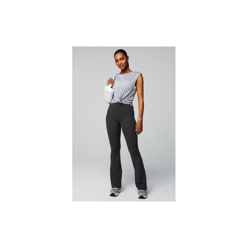 Fabletics Oasis Pureluxe High-Waisted Pocketed Kick Flare Leggins Mujer