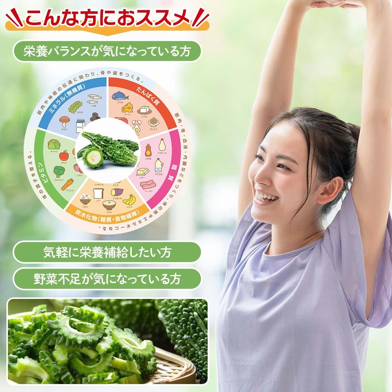 NICHIGA(ニチガ) 純国産ゴーヤ 粉末 500ｇ 種子入りまるごと100％ 露地栽培 残留農薬実施済み ニガウリ [05]
