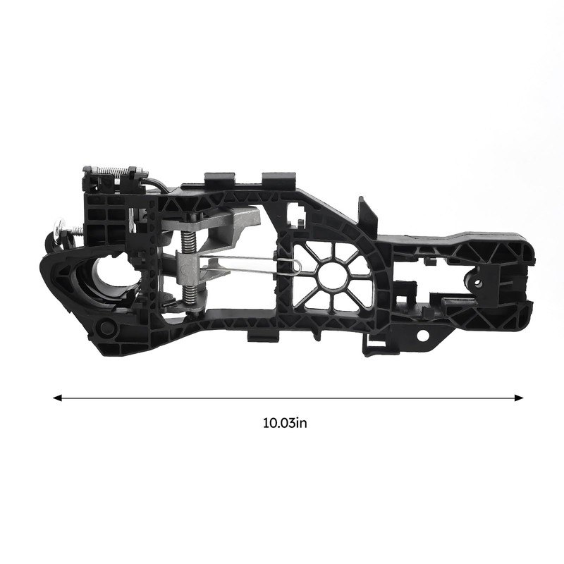 3C0837886H Front Right Driver Door Handle Carrier Bracket, Black Door