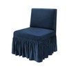 Armless Chair Cover Dorm Accent Chair Cover Chair Slipcovers with