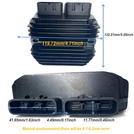 QYMOTO 0800-177000-30000 and 9DSV-151000-4000 Voltage Regulator Rectifier Compatible with CFMOTO Zforce 950 ZFORCE 800 TRAIL,UFORCE 600 1000,CFORCE 600 800 1000(2020+)