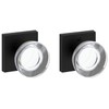 Baldwin PS.CCY.CSR Contemporary Crystal Passage Door Knob Set with Contemporary
