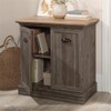 Sauder Sonnet Springs Engineered Wood Utility Stand in Pebble Pine