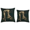 David and Goliath by Caravaggio (1599) Throw Pillow