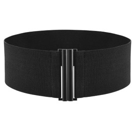 TOURZOO Elastic Belt for Women Wide Waist Corset Belt Cinch Belt Vintage Stretchy Waistband for Dresses