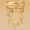 Cubahop Retro Egyptian Open Arm Chain Multi Layer Tassel Pendant
