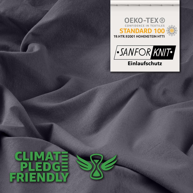 Studio Basic Fitted Sheet 120 x 200 cm, 100% Combed