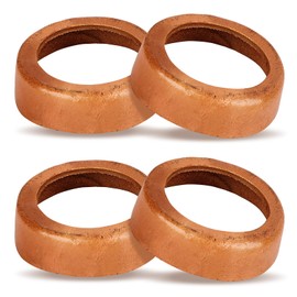 Jognee Pack of 4 Piston Sleeves for Handle Pump Garden Pump Hand Pump Type 75 Leather Sleeve Hand Pump Replacement Parts Well Pump Leather Seal Type 75