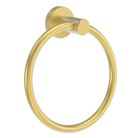 RARXTR Gold Hand Towel Holder for Bathroom Kitchen Towel Ring Modern Rounded Base Wall Mount SUS304 Stainless Steel