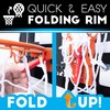Franklin Sports Wall Mounted Basketball Hoop – Fully Adjustable –