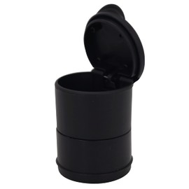 GERMANUS Car Ashtray, Spring-loaded Lid, ABS Plastic, 10.0 cm x 7.0 cm