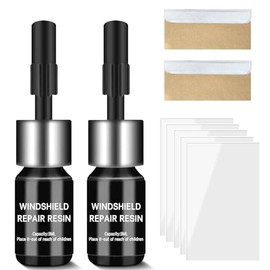Enigmapn 2-Teiliges Sets Car Windshield Crack Repair Fluid, Windschutzscheibe Reparaturset, Steinschlag Reparaturset Windschutzscheibe, zur Rissen
