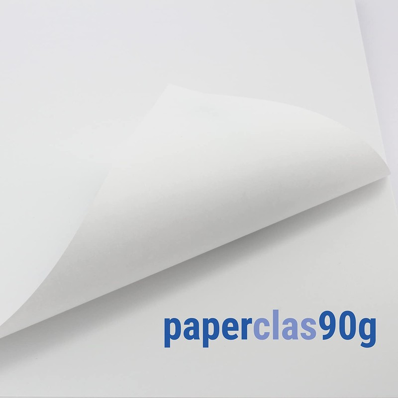 Unipaper Squares 4x4 mm, 90 g Sheets with Margin, 4