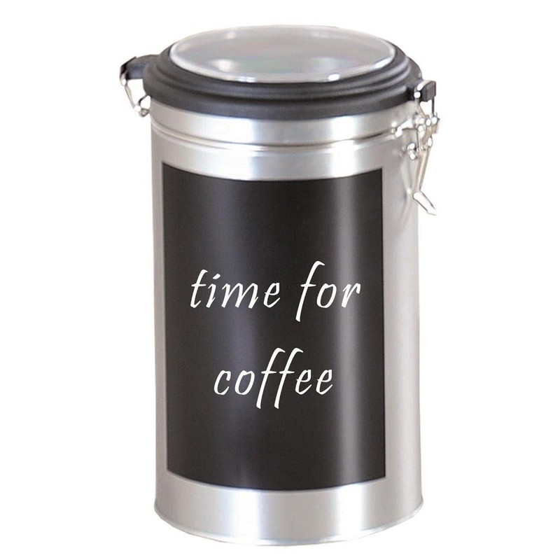 Kesper Storage can with writable Surface, Metal Brown, 11 x