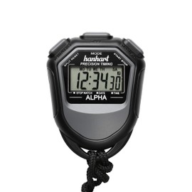 Hanhart Alpha Electronic Stopwatch Sports Watch Timer Digital Sports Watch for Sports and Leisure