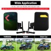 Universal Golf Cart Side Mirrors Rear View Mirror with Turn