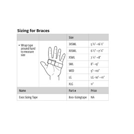 Exos, DJO Global Exos Wrist Brace, with BOA, Left, Size XL, Polka Dot, 221-71-3285, NEW