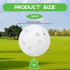 28 Pcs Practice Golf Balls, 42mm Plastic Golf Balls With