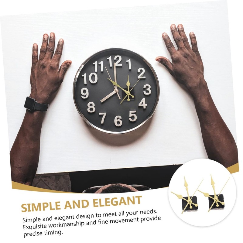 DOITOOL Sets Lightweight Wall Clock Movement DIY Clock Mechanism for
