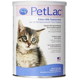 PetAg 4 Pack of PetLac Milk Powder for Kittens, 10.5-Ounce Each