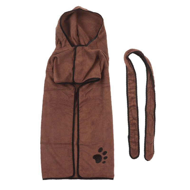 Dog Towel Bathrobe Strong Absorbent Soft Warm Pet Dog Drying