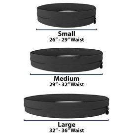 IndoTeam Running Belt for Phone and Small Accessories – Running Belts for Women and Men – Running Waist Belt Phone Holder – Exercise Waist Pouch Running Phone Holder Belt Key Clip (Small 26” – 29”)