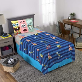 Franco Kids Bedding Soft Microfiber Sheet Set, Twin, Spongebob