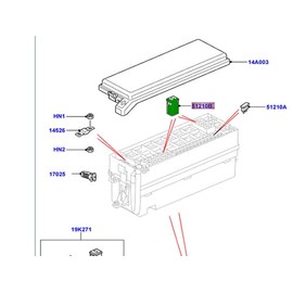Genuine 40 AMP Fuse Compatible with Land Rover LR2 LR4 Range Rover Sport 10-13 Range Rover VELAR LR078837